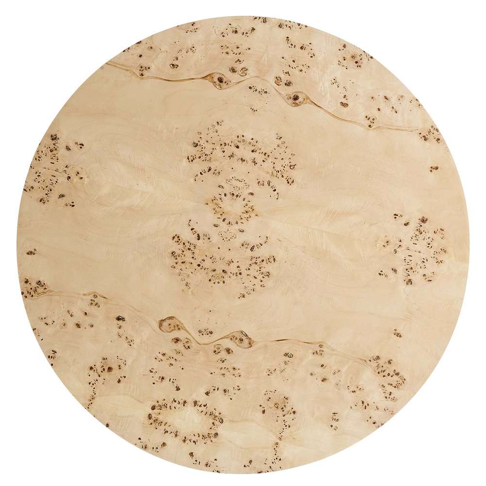 Modway - Cosmos 35in Round Burl Wood Coffee Table - EEI-6274-NAB veiw 4