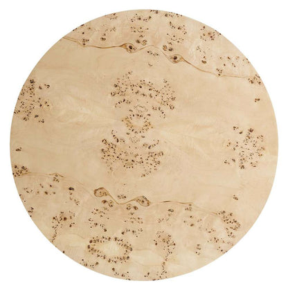 Modway - Cosmos 35in Round Burl Wood Coffee Table - EEI-6274-NAB veiw 4