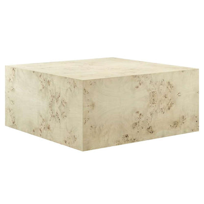 Modway - Cosmos 36in Square Burl Wood Coffee Table - EEI-6272-BLB veiw 2