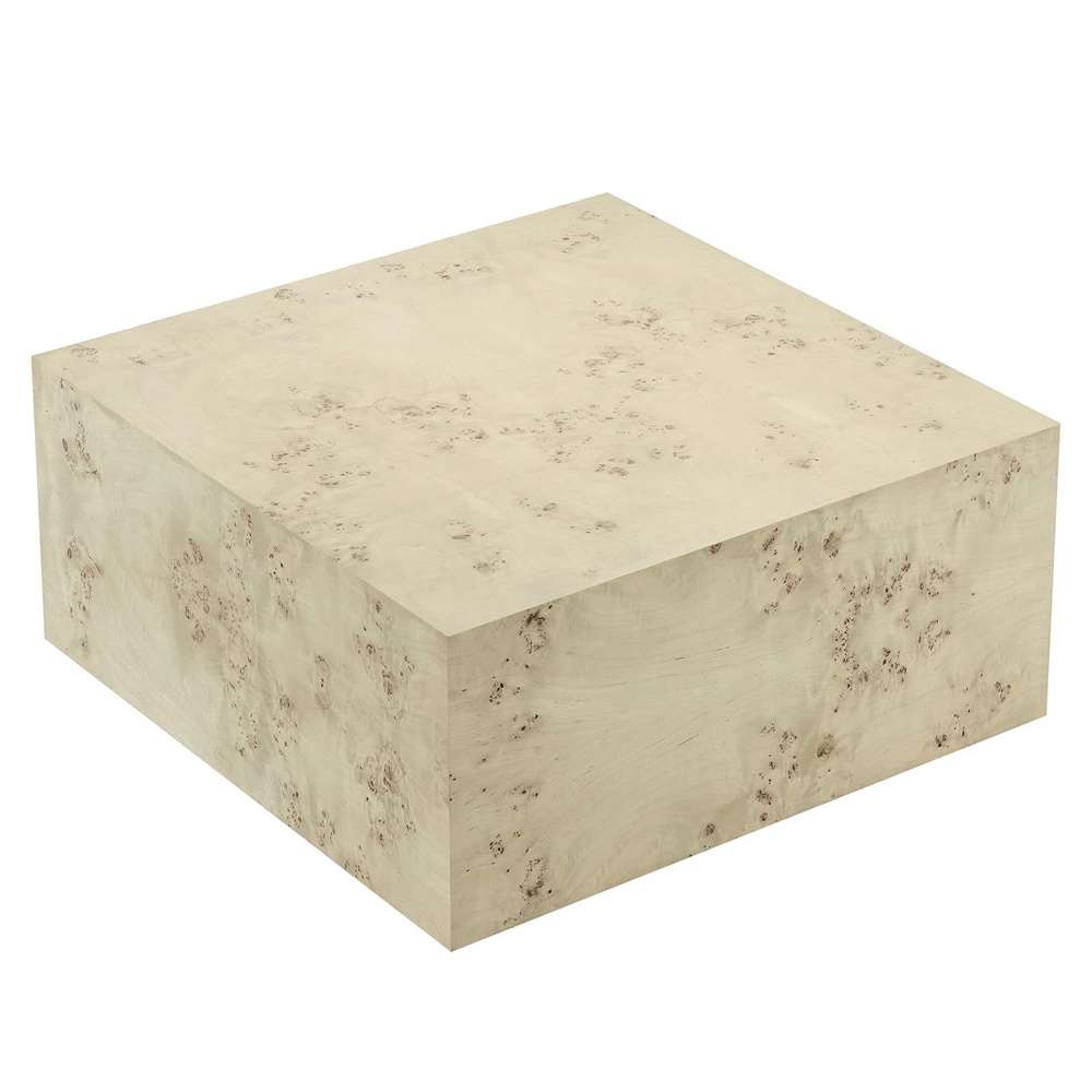 Modway - Cosmos 36in Square Burl Wood Coffee Table - EEI-6272-BLB veiw 3