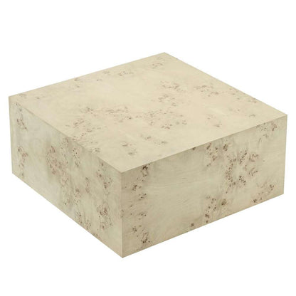 Modway - Cosmos 36in Square Burl Wood Coffee Table - EEI-6272-BLB veiw 3