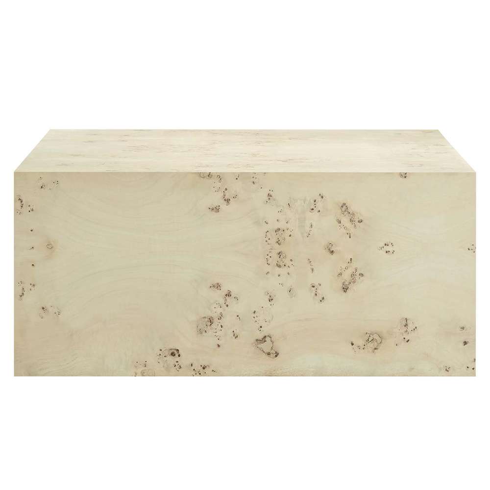 Modway - Cosmos 36in Square Burl Wood Coffee Table - EEI-6272-BLB veiw 4