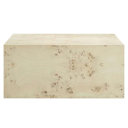 Modway - Cosmos 36in Square Burl Wood Coffee Table - EEI-6272-BLB veiw 4