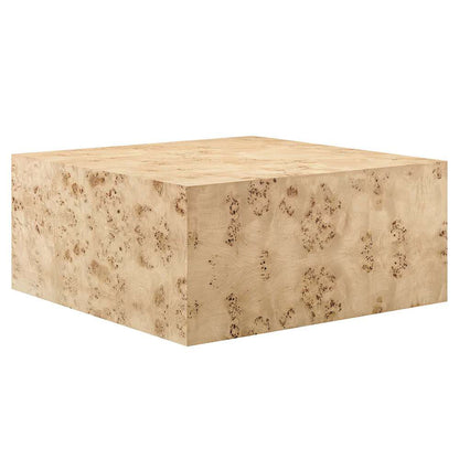 Modway - Cosmos 36in Square Burl Wood Coffee Table - EEI-6272-NAB veiw 1
