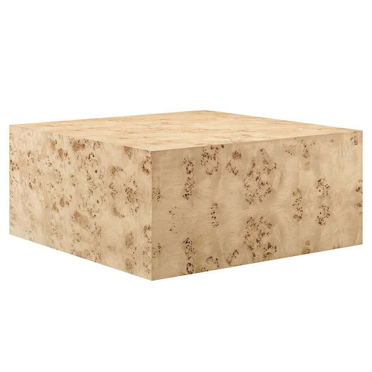Modway - Cosmos 36in Square Burl Wood Coffee Table - EEI-6272-NAB veiw 1