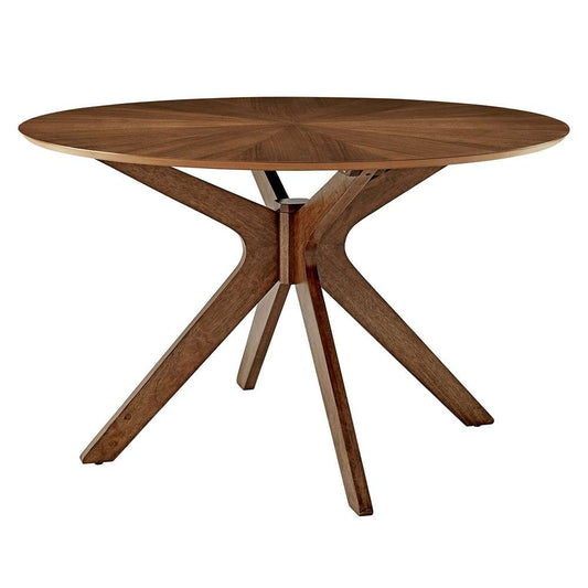 Modway - Crossroads Wood Dining Table - EEI-3847-WAL veiw 1