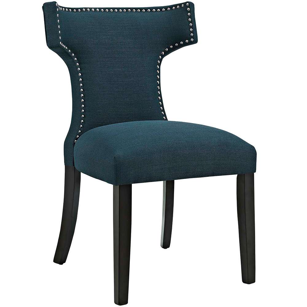 Modway - Curve Fabric Dining Chair - EEI-2221-AZU veiw 1