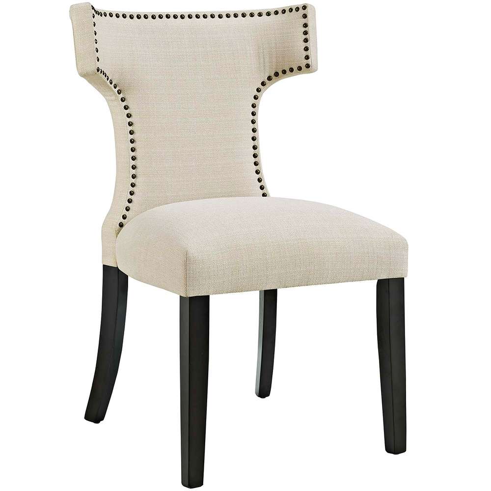 Modway - Curve Fabric Dining Chair - EEI-2221-BEI veiw 1