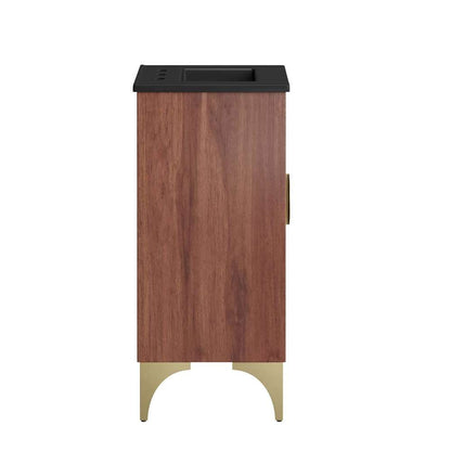 Modway - Daylight 18in Bathroom Vanity - EEI-6288-BLK-WAL veiw 3