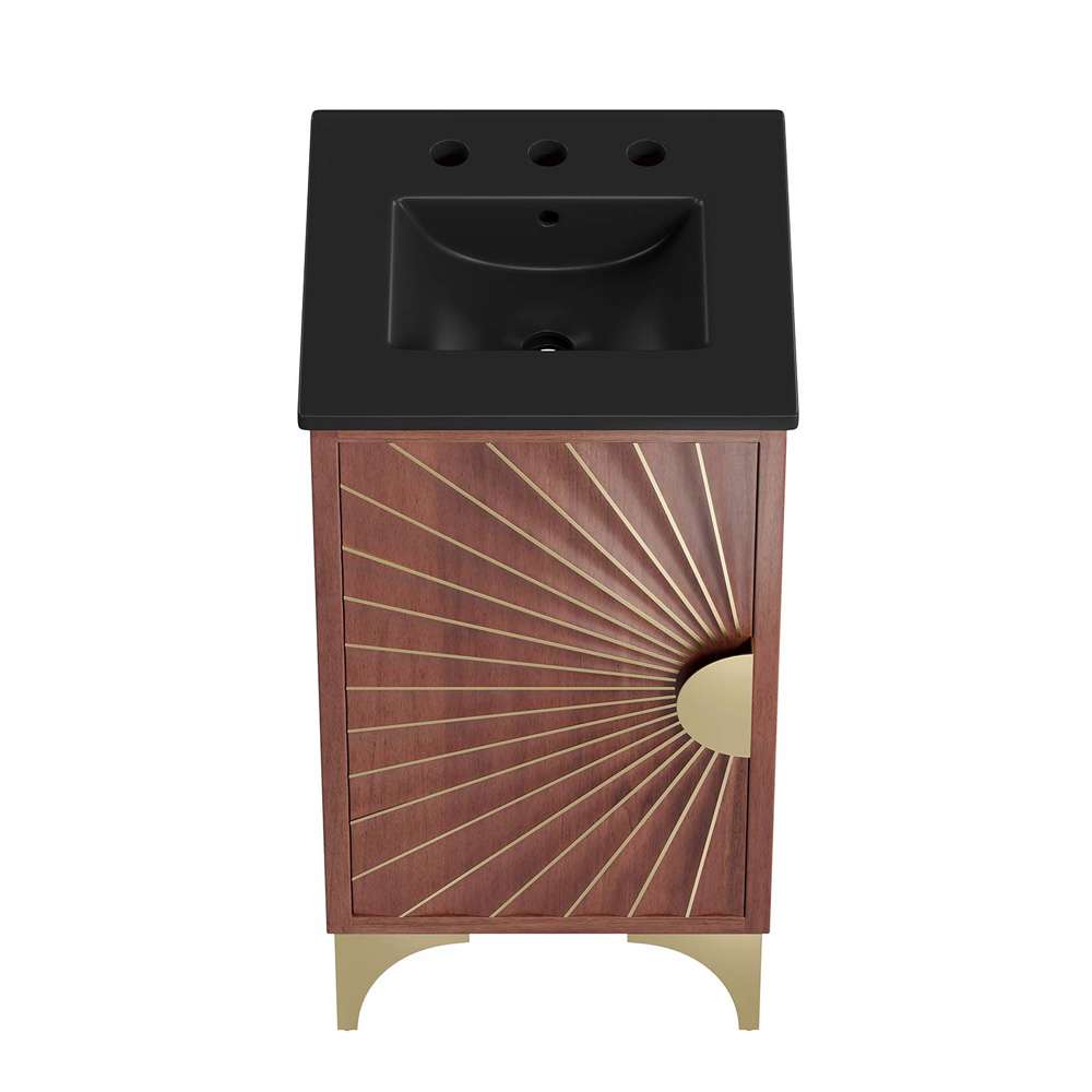 Modway - Daylight 18in Bathroom Vanity - EEI-6288-BLK-WAL veiw 4