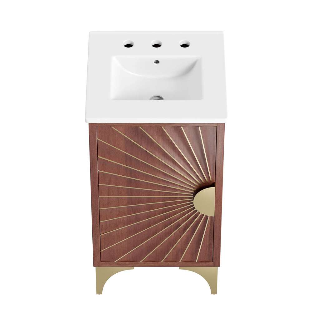 Modway - Daylight 18in Bathroom Vanity - EEI-6286-WHI-WAL veiw 4