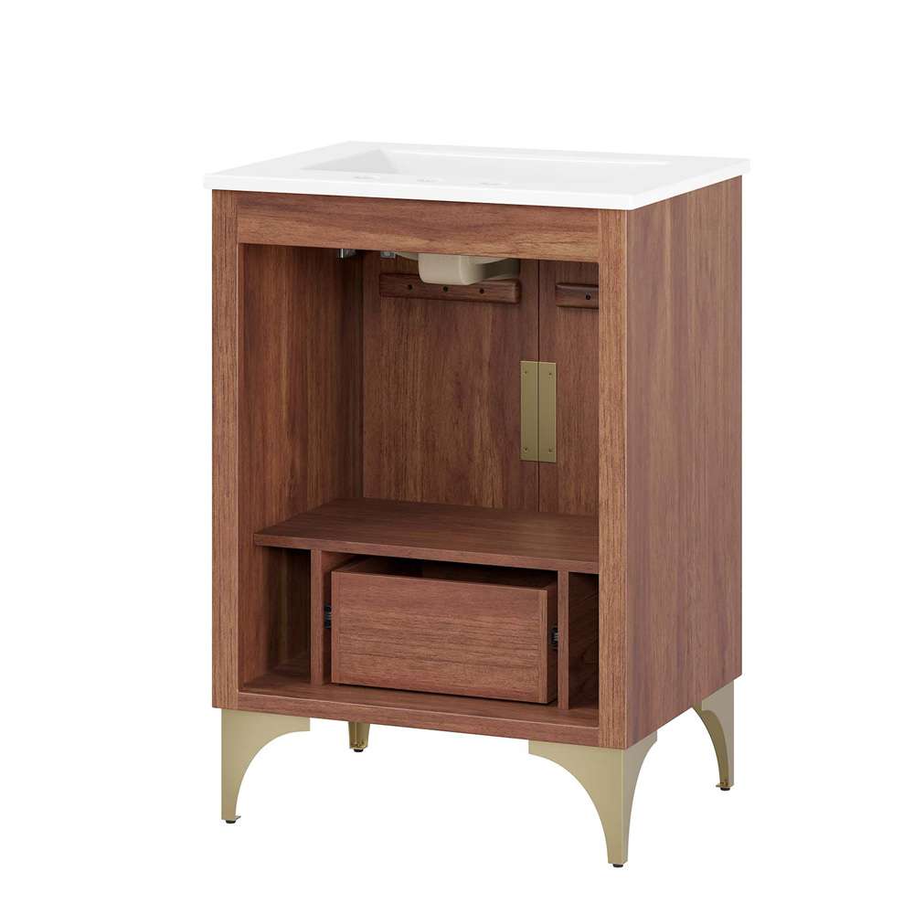 Modway - Daylight 24in Bathroom Vanity - EEI-6290-WHI-WAL veiw 5