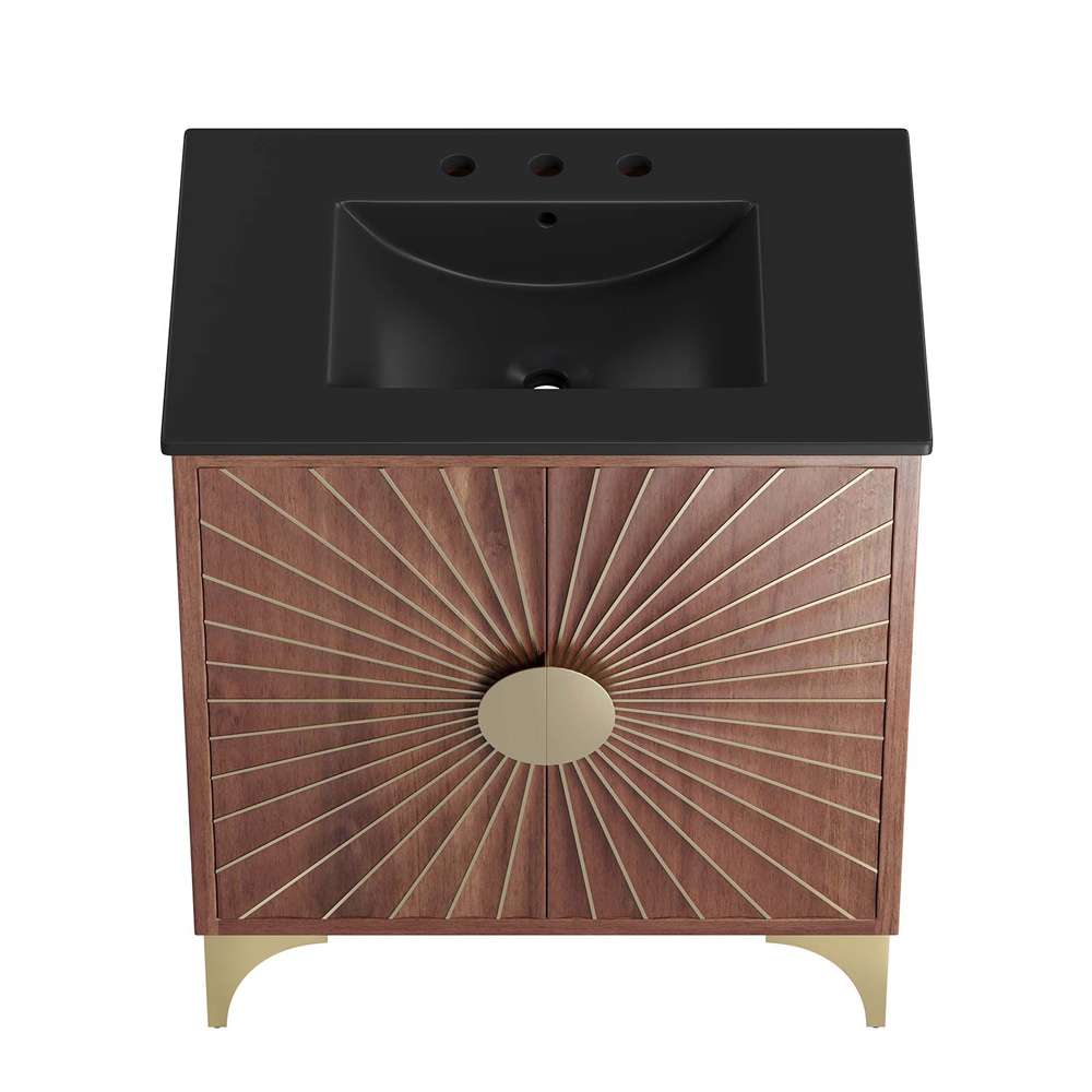 Modway - Daylight 30in Bathroom Vanity - EEI-6296-BLK-WAL veiw 4