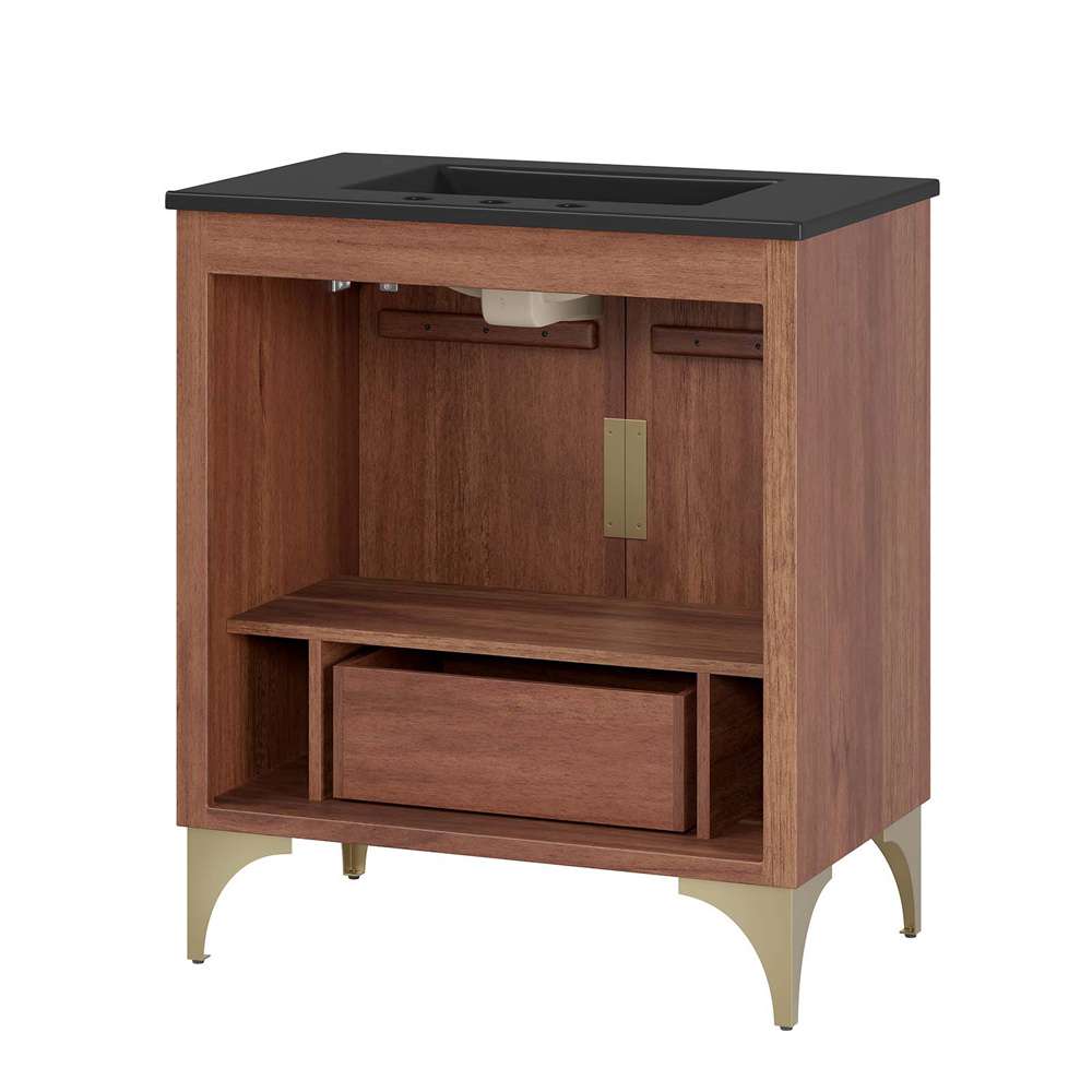 Modway - Daylight 30in Bathroom Vanity - EEI-6296-BLK-WAL veiw 5