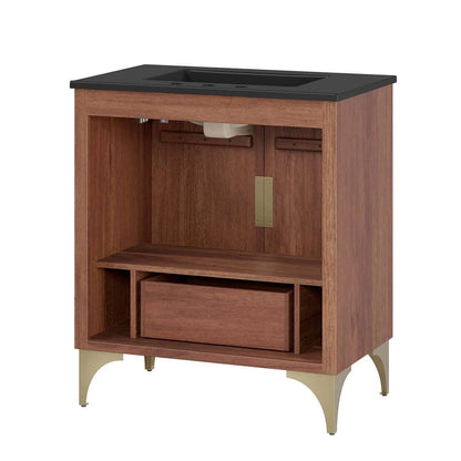 Modway - Daylight 30in Bathroom Vanity - EEI-6296-BLK-WAL veiw 5