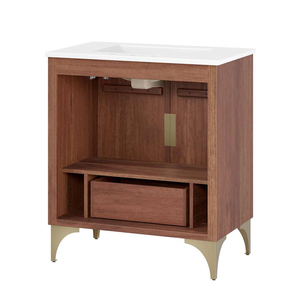 Modway - Daylight 30in Bathroom Vanity - EEI-6294-WHI-WAL veiw 5