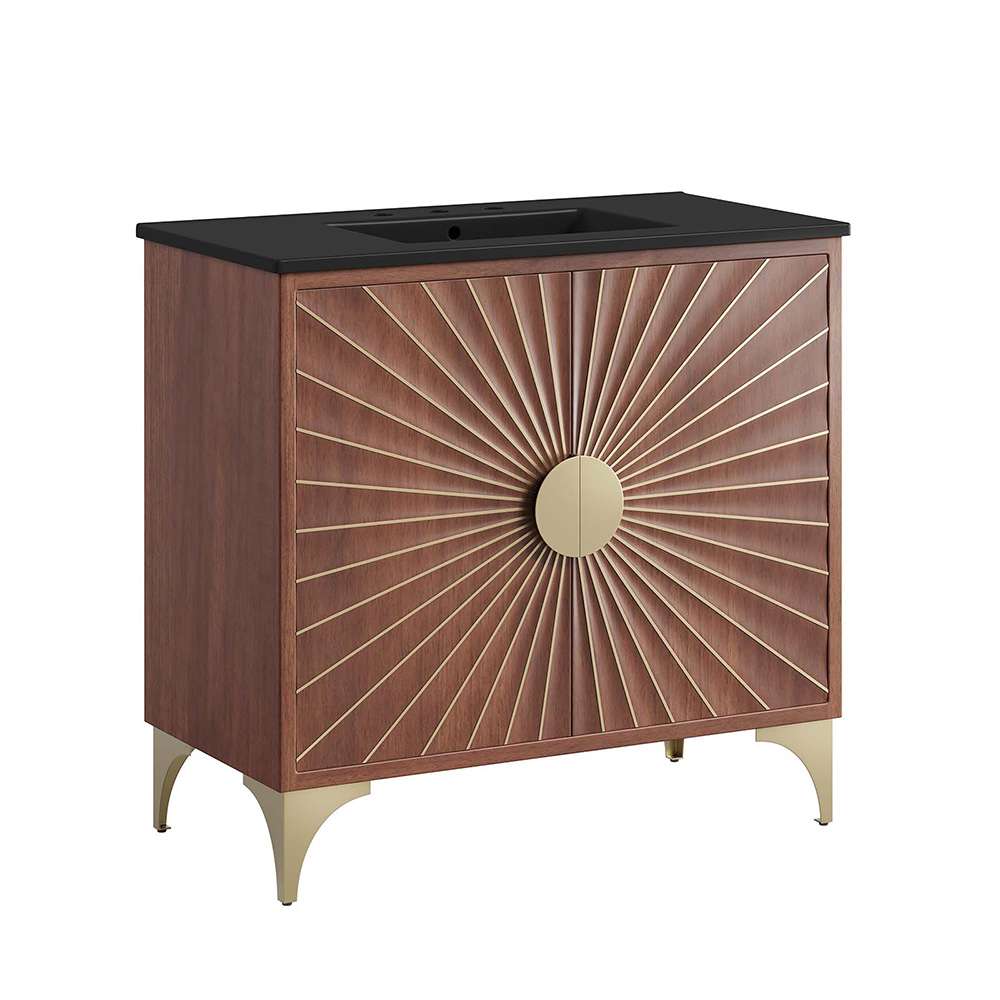 Modway - Daylight 36in Bathroom Vanity - EEI-6300-BLK-WAL veiw 1