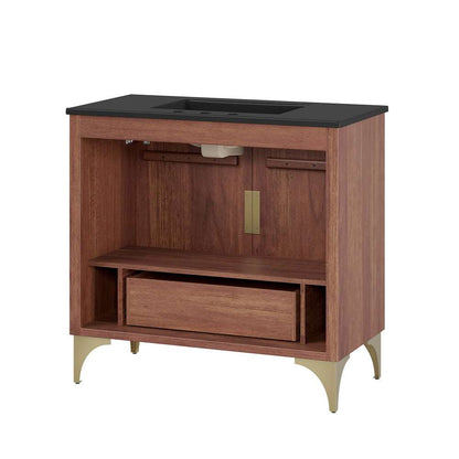 Modway - Daylight 36in Bathroom Vanity - EEI-6300-BLK-WAL veiw 5