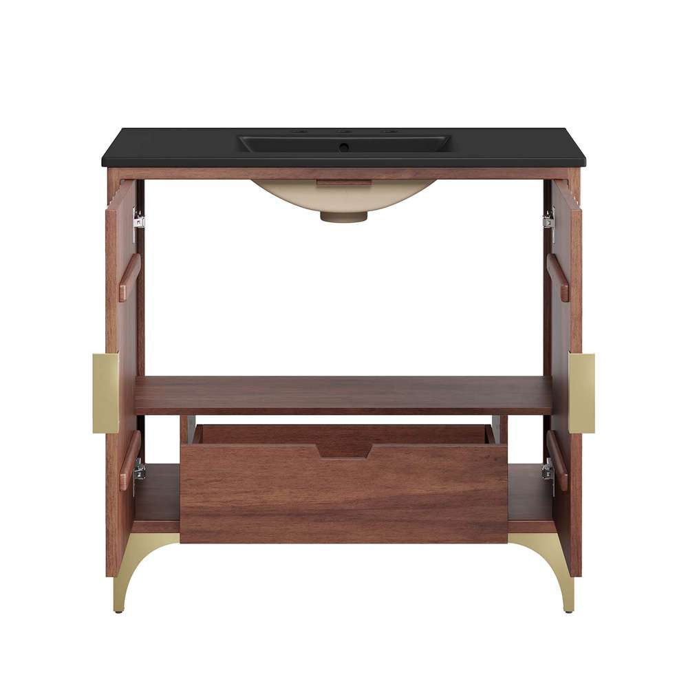 Modway - Daylight 36in Bathroom Vanity - EEI-6300-BLK-WAL veiw 6