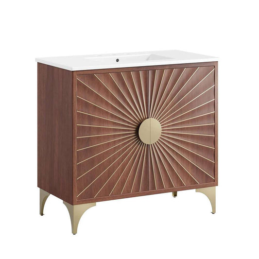 Modway - Daylight 36in Bathroom Vanity - EEI-6298-WHI-WAL veiw 2