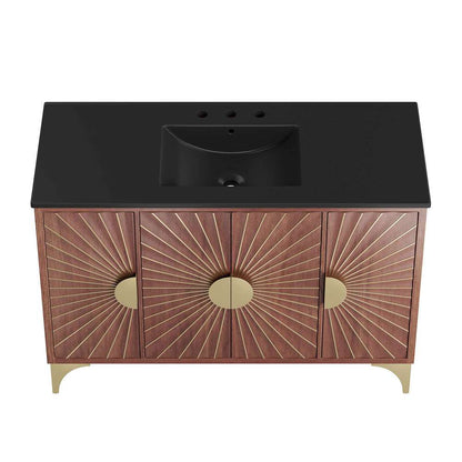 Modway - Daylight 48in Bathroom Vanity - EEI-6304-BLK-WAL veiw 4