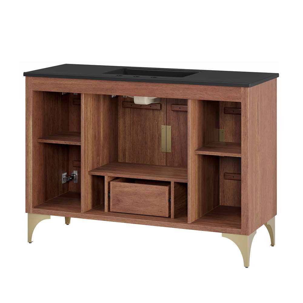 Modway - Daylight 48in Bathroom Vanity - EEI-6304-BLK-WAL veiw 5