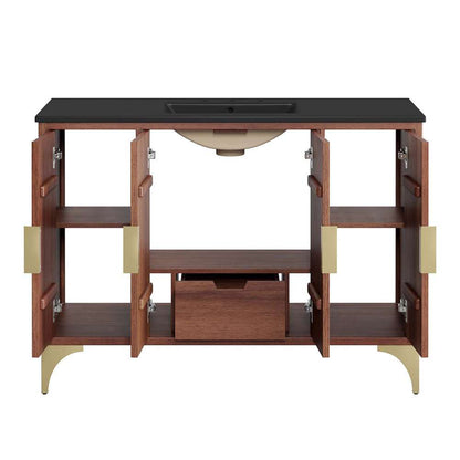 Modway - Daylight 48in Bathroom Vanity - EEI-6304-BLK-WAL veiw 6