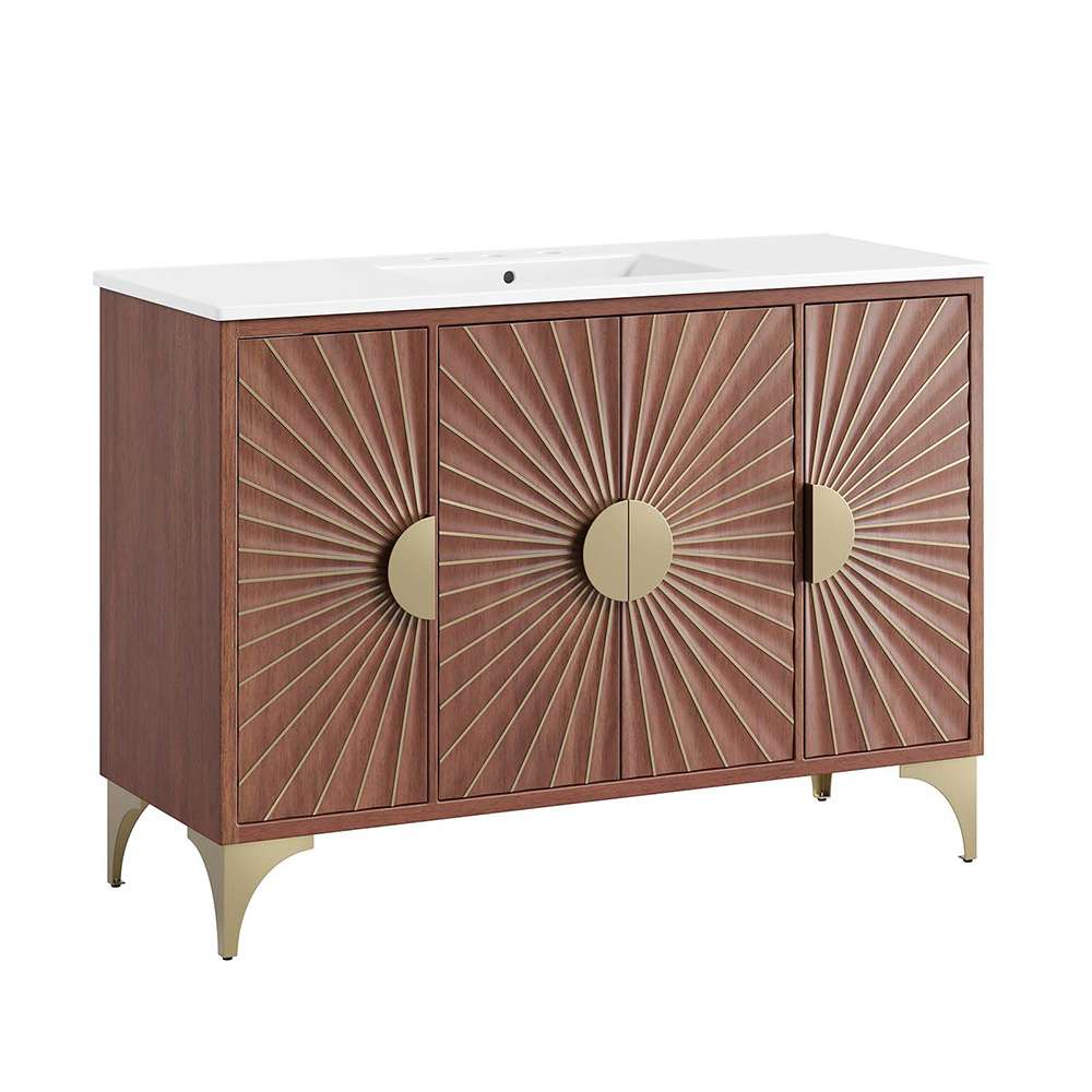 Modway - Daylight 48in Bathroom Vanity - EEI-6302-WHI-WAL veiw 1