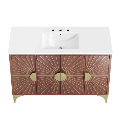 Modway - Daylight 48in Bathroom Vanity - EEI-6302-WHI-WAL veiw 4