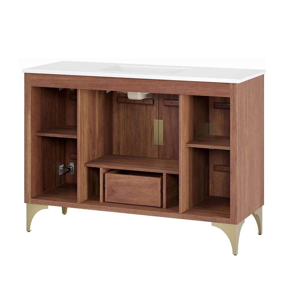 Modway - Daylight 48in Bathroom Vanity - EEI-6302-WHI-WAL veiw 5