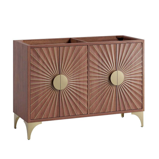 Modway - Daylight 48in Double Sink Compatible (Not Included) Bathroom Vanity Cabinet - EEI-6169-WAL veiw 1