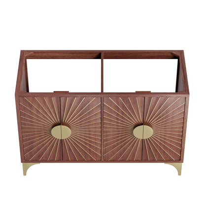 Modway - Daylight 48in Double Sink Compatible (Not Included) Bathroom Vanity Cabinet - EEI-6169-WAL veiw 4