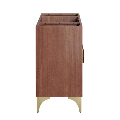 Modway - Daylight 48in Single Sink Compatible (Not Included) Bathroom Vanity Cabinet - EEI-6168-WAL veiw 3