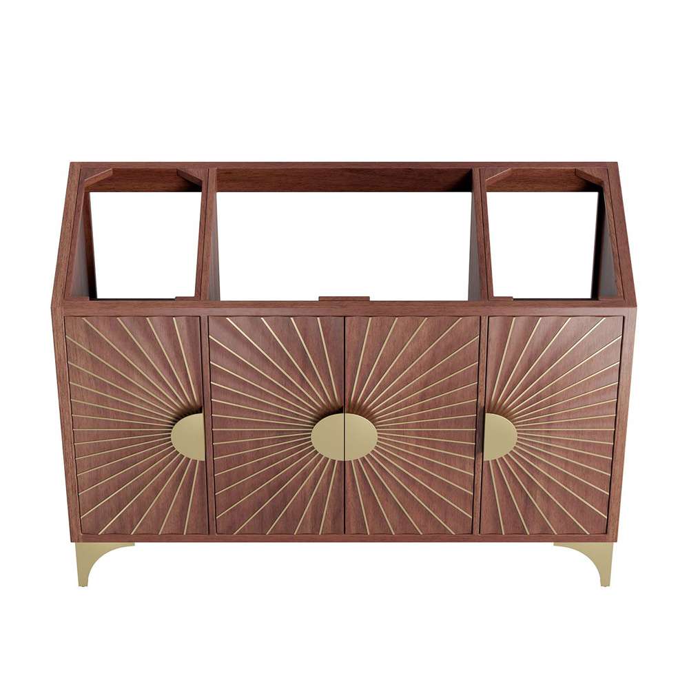 Modway - Daylight 48in Single Sink Compatible (Not Included) Bathroom Vanity Cabinet - EEI-6168-WAL veiw 4