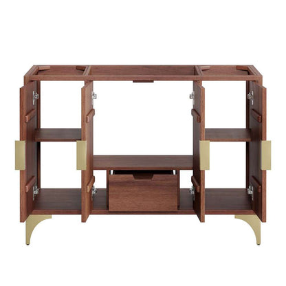 Modway - Daylight 48in Single Sink Compatible (Not Included) Bathroom Vanity Cabinet - EEI-6168-WAL veiw 5