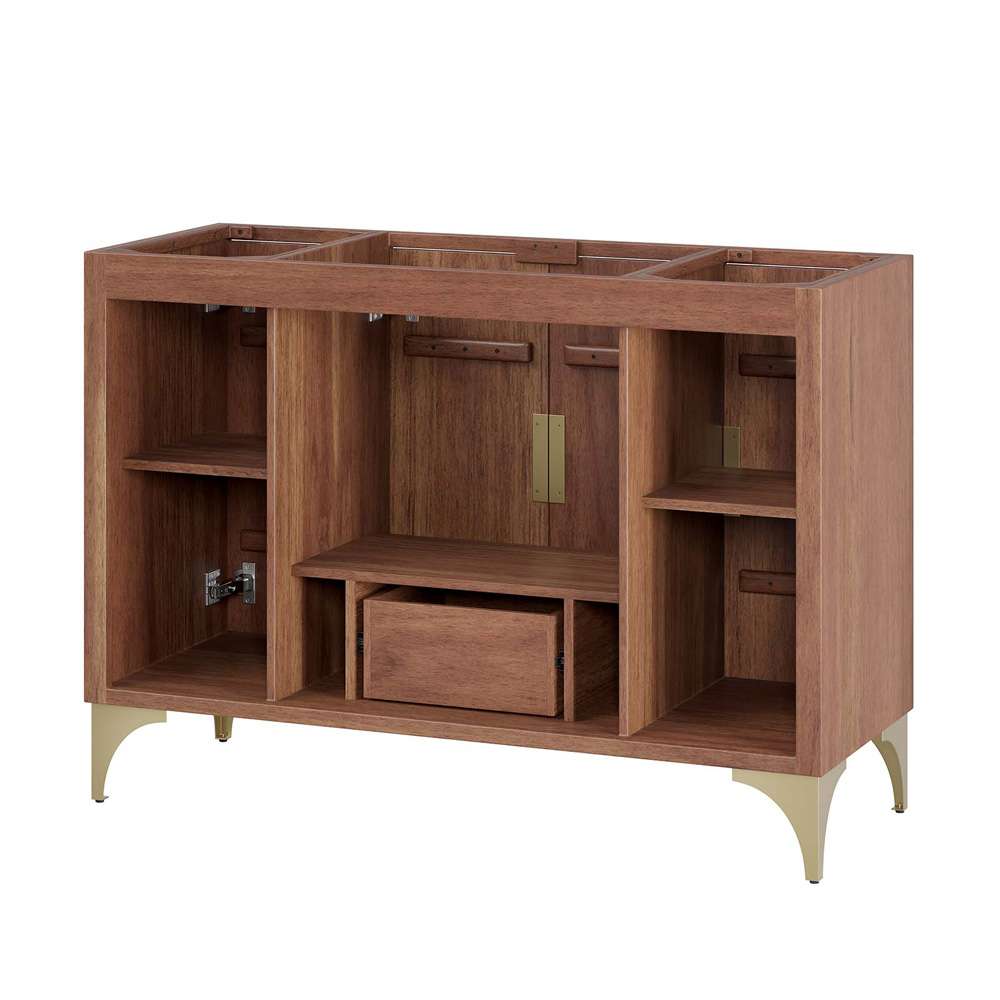 Modway - Daylight 48in Single Sink Compatible (Not Included) Bathroom Vanity Cabinet - EEI-6168-WAL veiw 6