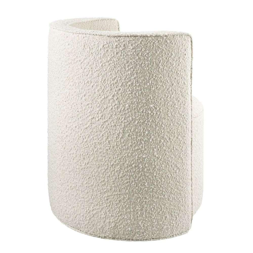 Modway - Della Boucle Fabric Swivel Chair in Ivory - EEI-6223-IVO veiw 4