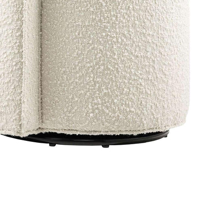 Modway - Della Boucle Fabric Swivel Chair in Ivory - EEI-6223-IVO veiw 6