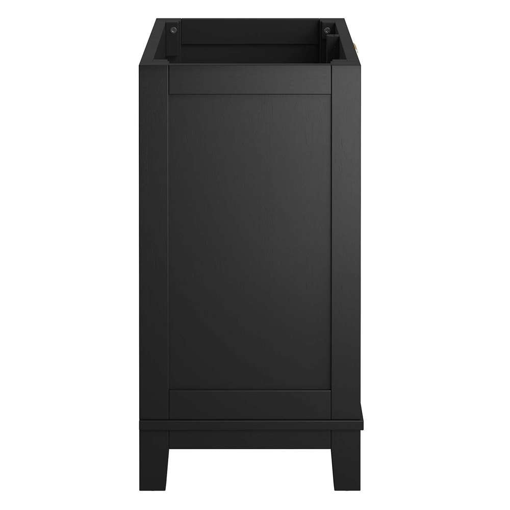 Modway - Dixie 36in Solid Wood Bathroom Vanity Cabinet (Sink Basin Not Included) - EEI-6626-BLK veiw 3
