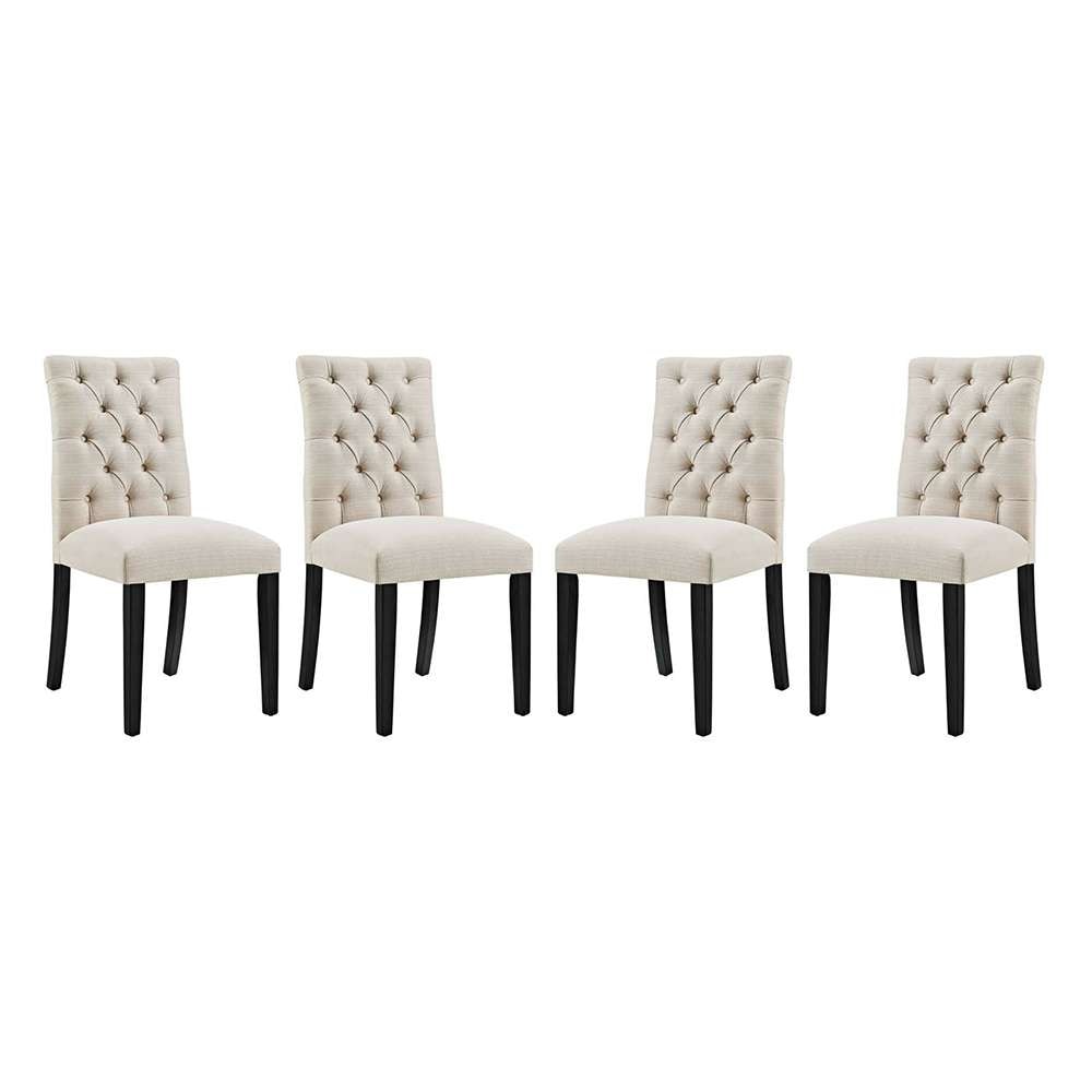 Modway - Duchess Dining Chair Fabric (Set of 4) - EEI-3475-BEI veiw 1
