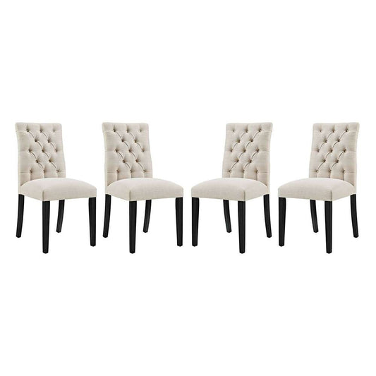 Modway - Duchess Dining Chair Fabric (Set of 4) - EEI-3475-BEI veiw 1