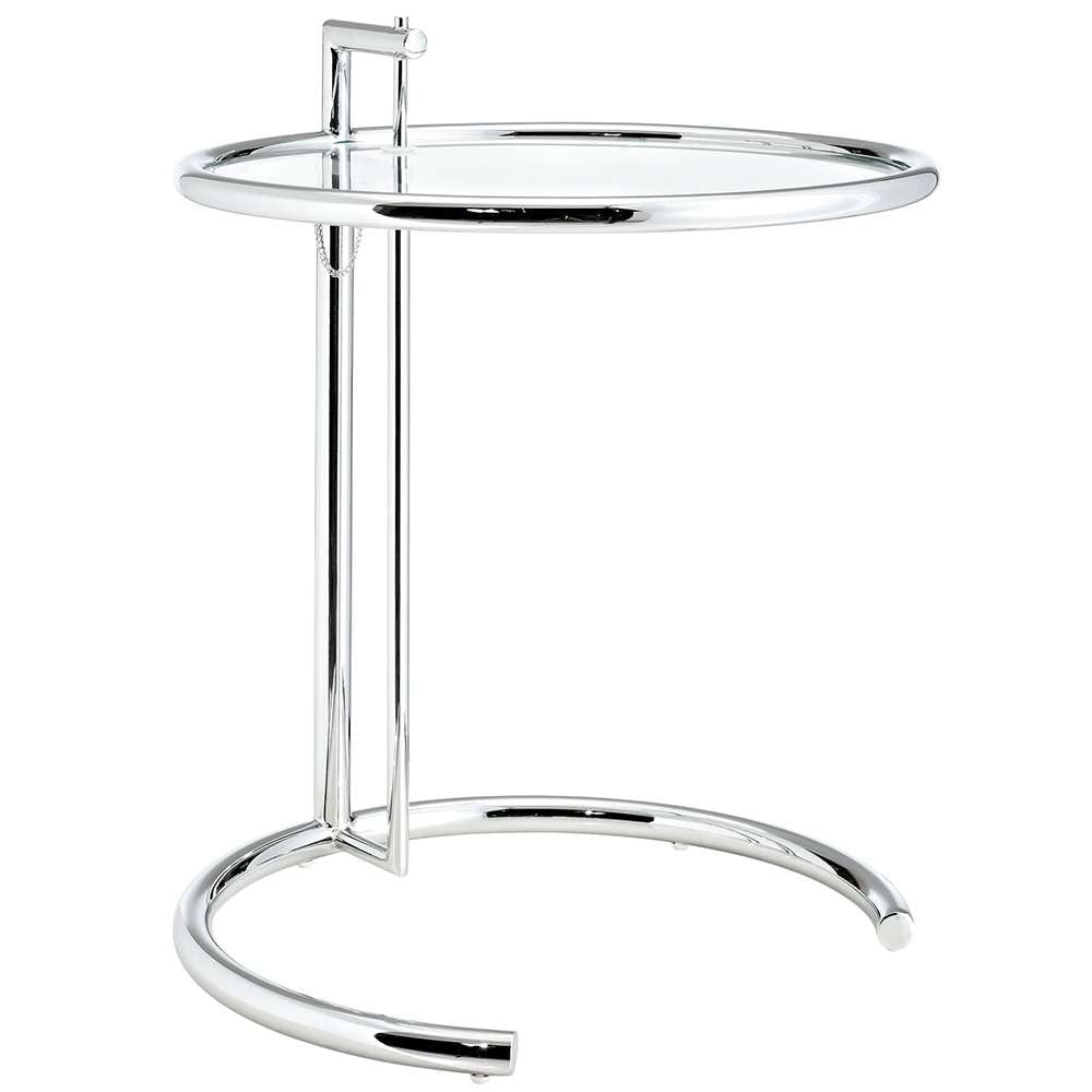 Modway - Eileen Gray Chrome Stainless Steel End Table - EEI-125-SLV veiw 1