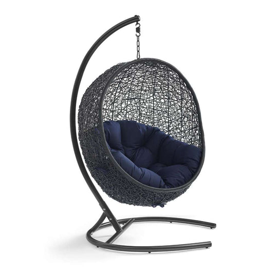 Modway - Encase Swing Outdoor Patio Lounge Chair - EEI-739-NAV-SET view 2