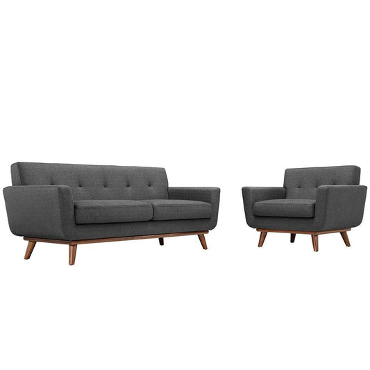 Modway - Engage Armchair and Loveseat (Set of 2) - EEI-1346-DOR veiw 1