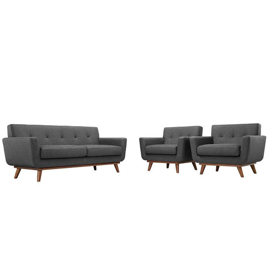 Modway - Engage Armchairs and Loveseat - 3 Piece Set - EEI-1347-DOR veiw 1