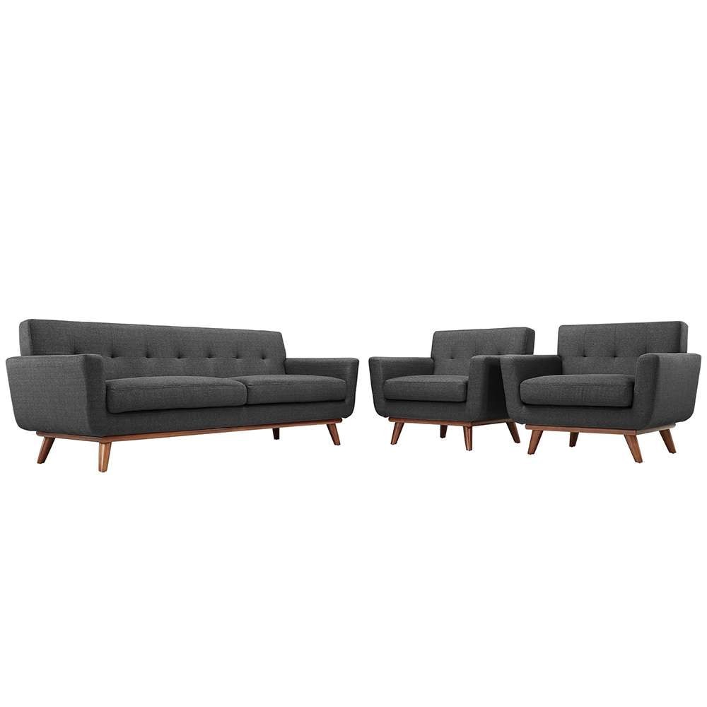 Modway - Engage Armchairs and Sofa - 3 Piece Set - EEI-1345-DOR veiw 1