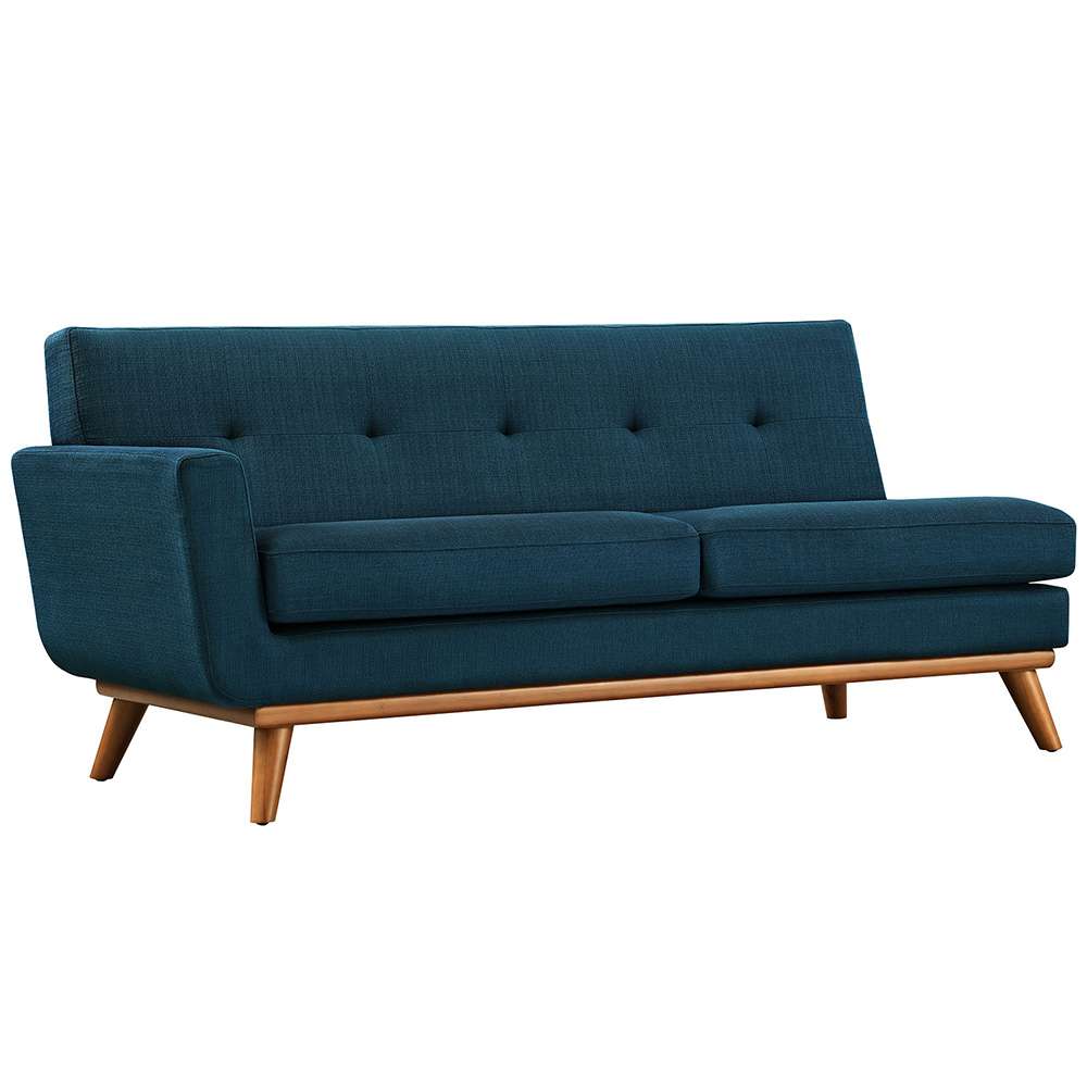 Modway - Engage Left-Arm Upholstered Fabric Loveseat - EEI-1795-AZU veiw 1