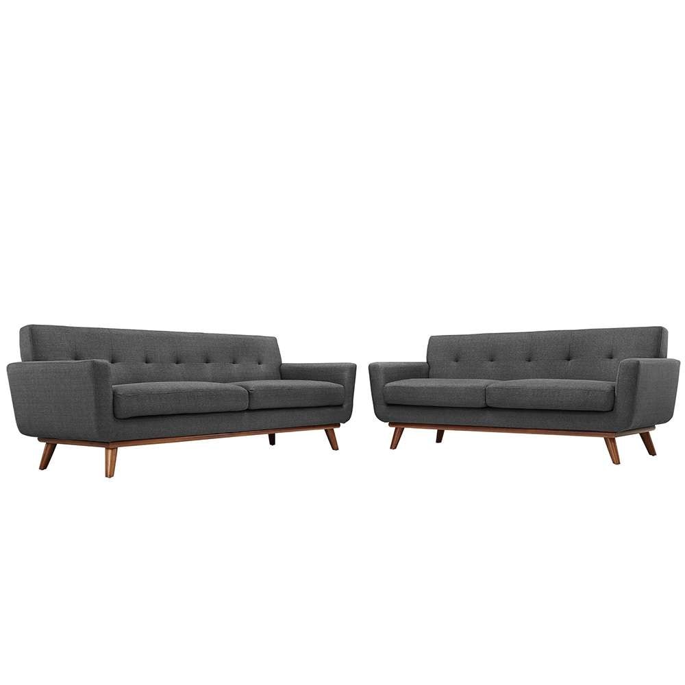 Modway - Engage Loveseat and Sofa (Set of 2) - EEI-1348-DOR veiw 1