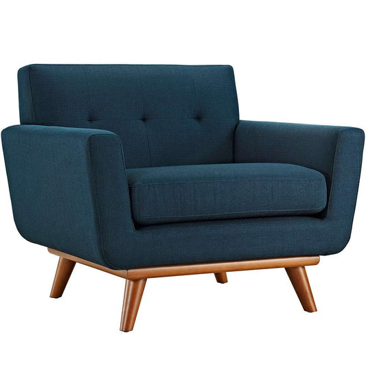 Modway - Engage Upholstered Fabric Armchair - EEI-1178-AZU veiw 1