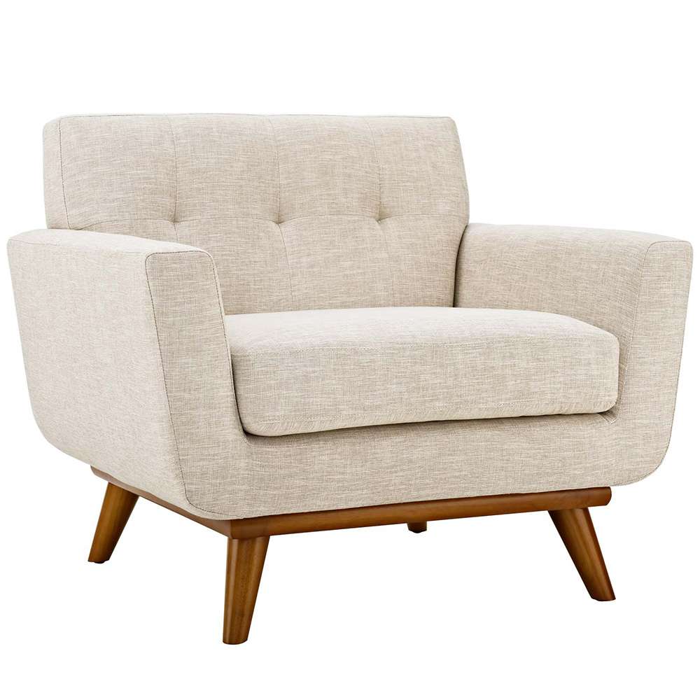 Modway - Engage Upholstered Fabric Armchair - EEI-1178-BEI veiw 1